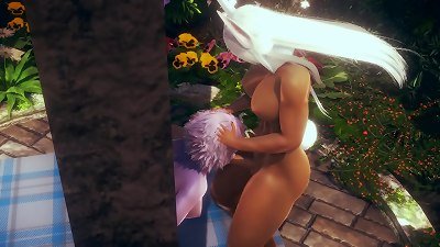 My Hero Academia anime porn - Mina Ashido blow-job and penetrated through a wall by Usagiyama futanari  - anime manga porn chinese japanese lezzie Futa Game porn
