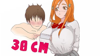 Competition in length and depth against Inoue Orihime from Bleach ! anime porn (porn anime sex ) 2025