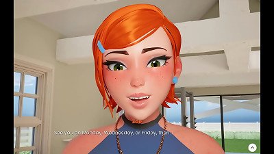 mansion Days [ TABOO hentai Game ] Ep.1 Going back to my scorching STEP FAMILY after getting fired !